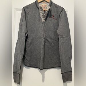 Abercrombie & Fitch Gray Cotton Shirt